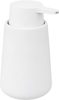 5five Zeeppompje/dispenser - keramiek - wit - 250 ml - keuken/toilet/badkamer