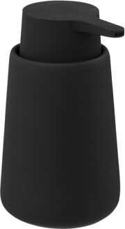 5five Zeeppompje/dispenser - keramiek - zwart - 250 ml - keuken/toilet/badkamer