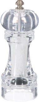 5five Zoutmolen/pepermolen - acryl - transparant - 15 cm