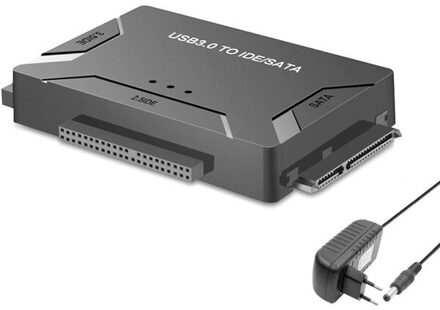 5Gbps Hoge Snelheid Universele Converter USB3.0 Naar Sata/Ide 2.5in 3.5in Externe Harde Schijf Case Box Adapter Kabel voor Pc Laptop Eu EU plug