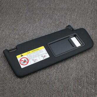 5GG857552 Zwart Front Zonneklep Panel Met Make-Up Spiegel Voor Vw Golf 7 Sportsvan Jetta MK7 T-Cross Passat b8 Cc E-Golf T-Roc zwart rechtsaf