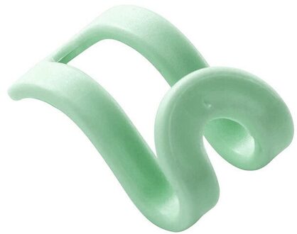 5in1 Broek Rack Rvs Kleerhanger Multi-Functionele Kledingkast Plank Ruimtebesparend Magic Hanger Closet Organizer 5stk groen hook