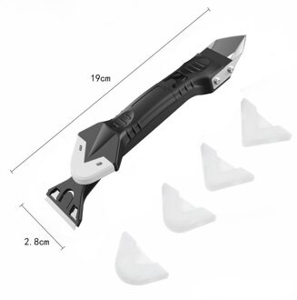 5in1 Professionele Kalefateren Weg Remover Raam Deur Siliconen Glas Cement Schraper Tool Kalefateren Verwijderen Householdr Lijm Schraper Tool