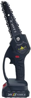 5Inch Mini Elektrische Kettingzaag Draadloze Handheld Snoeizaag Draagbare Batterij Hout Cutter Huis Tuin Logging Power Tool 24V US