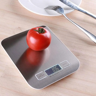 5k/10kg High Precision Lcd Display Mini Electronic Scales Stainless Weight Balance Food Kitchenscale Steel Kitchen Pocket S I7Z4