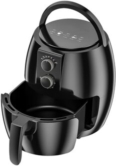 5L Huishoudelijke Air Friteuse Olievrije Multifunctionele Frieten Elektrische Oven 220V 4.5L zwart