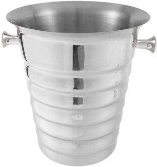 5L Rvs Verdikte Schroefdraad Ijsemmer Bar Benodigdheden Restaurant Ktv Bier Wijn Emmer Champagne Koeler, blauw