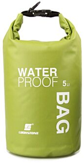 5L Waterdichte Grote Capaciteit Pouch Dry Bag Sack Voor Camping Drifting Zwemmen Rafting Kajakken Rivier Trekking Tassen Telefoon Opslag groen