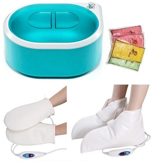 5L Wax Warmer Paraffin Heater Machine With Heated Electrical Booties and Gloves for Continuous Hydrating Heat Therapy
