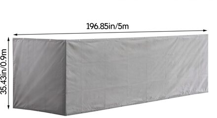 5M × 0.9M Moeder Dag Zomer Balkon Privacy Gordijn Hek Zonnescherm Regen Proof Decoratieve Cord Thuis decoratie Accessoires