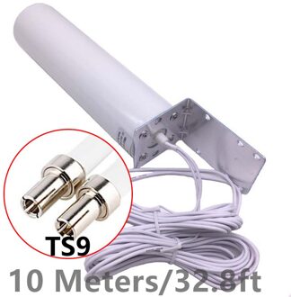 5M 10M Externe Antenne 4G Router Antennes Sma CRC9 Omni Antenne 3G TS9 Dual Connector Lange kabel Voor Huawei Zte Routers Modem 10M TS9 connector