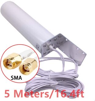 5M 10M Externe Antenne 4G Router Antennes Sma CRC9 Omni Antenne 3G TS9 Dual Connector Lange kabel Voor Huawei Zte Routers Modem 5M SMA connector