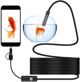 5M 10M Kabel 5.5Mm Lens Android Usb Endoscoop Camera Mini Inspectie Camera Waterdicht Type-C endoscoop 1.5m