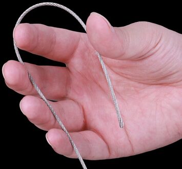 5M 304 Roestvrij Staal Zachte Draad Touw Zachte Vissen Lifting Kabel Waslijn 7*7 Structuur Diameter 0.5Mm 1mm1.2mm1.5mm2mm3.0mm