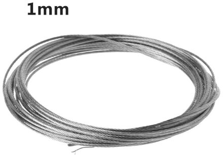 5M 304 Roestvrij Staaldraad Zachte Vissen Lifting Kabel 7 × 7 Waslijn 32CC 2 Mm
