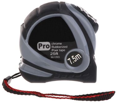 5M 7.5M Intrekbare Meten Meetlint Heerser Rubberen Metrische Tape Regel 5 M