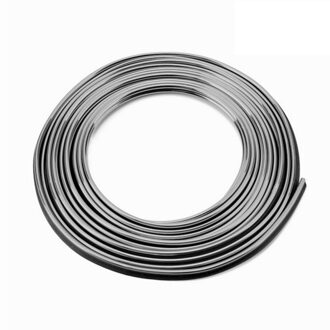 5M Auto Styling Super Flexibele Interieur Moulding Trim Strip Deur Kloof Edge Moulding Trim Universele Auto Decoratieve Lijn Accessoires sliver