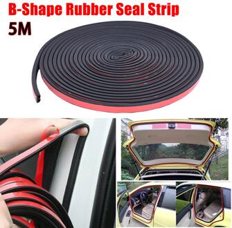 5M B-Vorm Auto Deur Hood Trunk Trim Edge Moulding Rubber Afdichting Seal Strip Edge Moulding Rubber Tochtstrip seal Strip