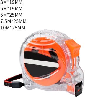 5M Draagbare Meetlint Nylon Meter Track Meetlint Waterdichte Meten Heerser Slijtage-Resistan Metric Meten Heerser 5mx19mm