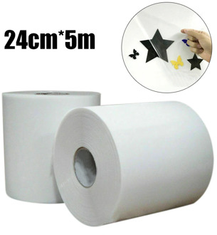 5M/Roll Transparent Hot Transfer Paper Printing Vinyl Graphics Application Tape Super Adhesive Hotfix Paper Positioning Papers