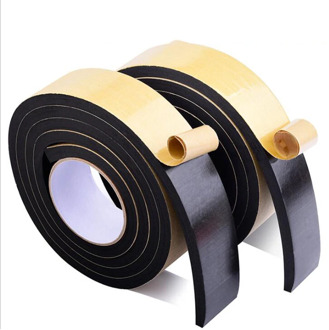 5M Sealing Foam Tape Strong Adhesive Sponge Mounting One-Sided Seal Tape Pad Door Window Sound Insulation Sticky 2mm Thickenss