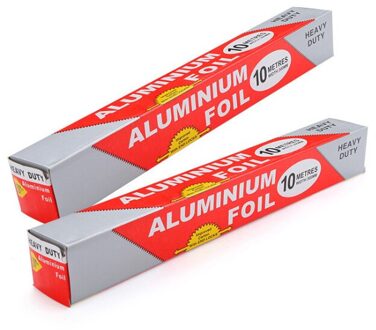 5M Tinfoil Bbq Speciale Aluminiumfolie Papier Voor Ovens Food Grade Verdikking Bakken Huishoudelijke Tinfoil Bbq Gereedschap wit