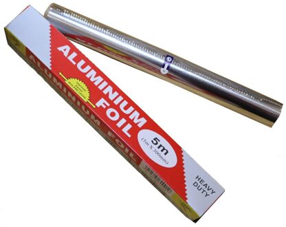 5M Tinfoil Bbq Speciale Aluminiumfolie Papier Voor Ovens Food Grade Verdikking Bakken Huishoudelijke Tinfoil Bbq Gereedschap Zilver