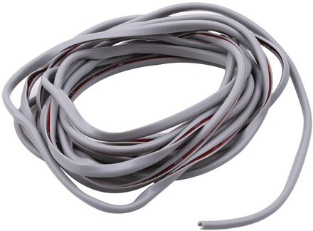 5M U Type Universele Auto Deur Rand Rubber Scratch Protector Moulding Strip Bescherming Strips Afdichting Anti-Wrijven Diy auto-Styling grijs