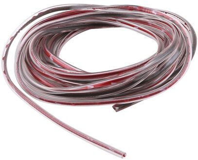 5M U Type Universele Auto Deur Rand Rubber Scratch Protector Moulding Strip Bescherming Strips Afdichting Anti-Wrijven Diy auto-Styling transparant