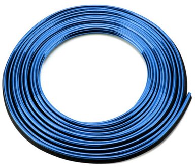5M Universal Car Styling Interieur Exterieur Decoratie Strips Moulding Trim Dashboard Deur Rand Voor Auto 'S Accessoires Blauw