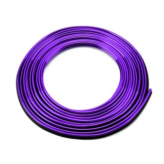 5M Universal Car Styling Interieur Exterieur Decoratie Strips Moulding Trim Dashboard Deur Rand Voor Auto 'S Accessoires Paars