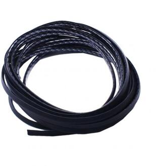 5M Universele Auto Deur Rand U Vorm Anti-Kras Trim Strip Protector Sticker Diy Auto Styling Accessoires zwart