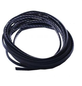 5M Universele Auto Deur Rand U Vorm Anti-Kras Trim Strip Protector Sticker zwart