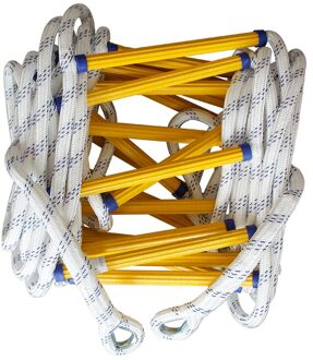 5M Verbeterd Escape Ladder Slijtvaste Versterkte Antislip Zacht Vuur Inspectie Ladder Touwladder 18-20Mm