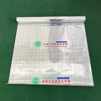 5M2/Lot Energiebesparende Aluminium Folie Isolatie Thermische Materiaal Elektrische Vloerverwarming Reflecterende Film