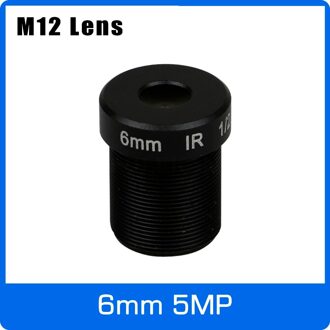 5Megapixel M12 Vaste 1/2.5 Inch 6 Mm Cctv Lens Voor Hd 1080P/4MP/5MP Ahd Camera Ip Camera