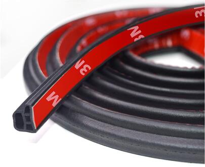 5Meter L-Type Auto Deur Rubber Afdichting Strip Voor Chery Tiggo 3 5 A3 Qq A5 A1 amulet A13 E5 Voor Grote Muur/Lifan/Byd