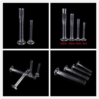 5Ml Afgestudeerd Glazen Meten Cilinder Chemie Laboratorium Meten