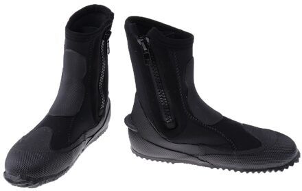 5Mm Neopreen Duik Laarzen Duiken Snorkelen Laarsjes Hoge Cut Rits Wetsuit Laarzen Water Sportschoenen Vissen Onderwater M 39-40