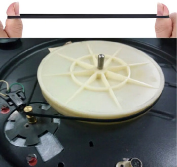 5mm Wide Turntable Rubber Belt Replacement Flat Drive Belt for Vinyl Record Player Phono Belt-Driven Turntables dropship