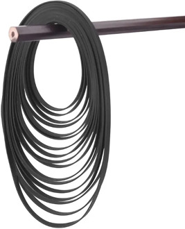 5mm Wide Turntable Rubber Belt Replacement Flat Drive Belt for Vinyl Record Player Phono Belt-Driven Turntables