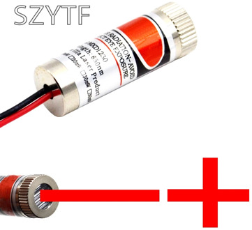 5mw red crosshair stripline laser module can focus reticle red line