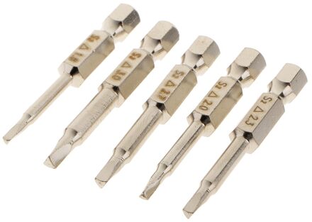 5Pack Magnetische Driehoek Schroevendraaier Bits 1.8-3.0Mm Driehoek Hoofd Set