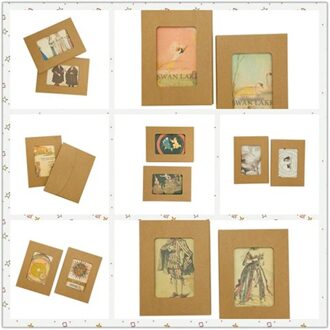 5Packs/Lot Vintage Collection Decoratie Bericht Kaart Wenskaart Card Postkaart willekeurig five packs