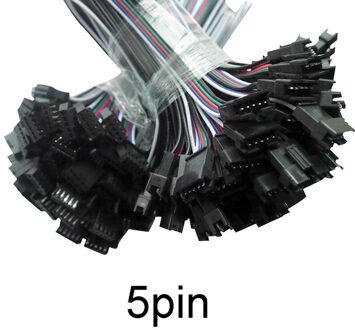 5pairs 2pin 3pin 4pin 5pin 6pin JST LED Connectoren Mannelijke En Vrouwelijke Connector voor 3528 5050 WS2811 WS2812 LED strip Tape licht