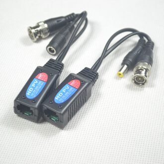 5pairs 8MP Video balun Split Joint CCTV BNC Power HD CVI/TVI/AHD CAT5e/6 Surge beschermen 5MP 4MP 3MP 1080P 720P 960H camera