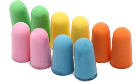 5Pairs Comfort Ear Clip Ruisonderdrukking Foam Soft Oordopjes Noise Reduction Oordopjes Beschermende Voor Slaap Trage Rebound Oordopjes