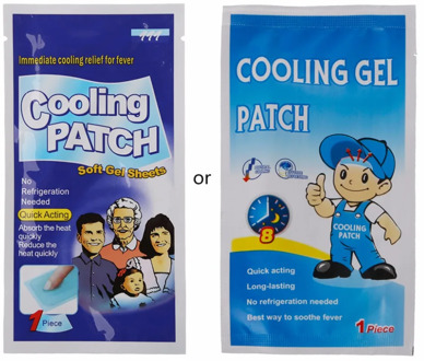 5Pc Baby Kids Medical Grade Hydrogel Fever Reducing Pain Relief Cooling Patch Baby Heat Cooling Sheets