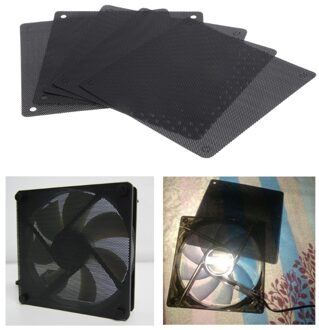5Pc Computer Mesh Pvc Case Fan Stoffilter Stofdicht Cover Chassis Stofkap