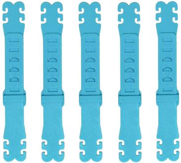 5Pc Masker Met Anti-Slag Haak Oor Bescherming Verstelbare Gesp Te Dragen Een Masker Artefact Te Voorkomen Pijn en Decompressie Van Oor Blauw